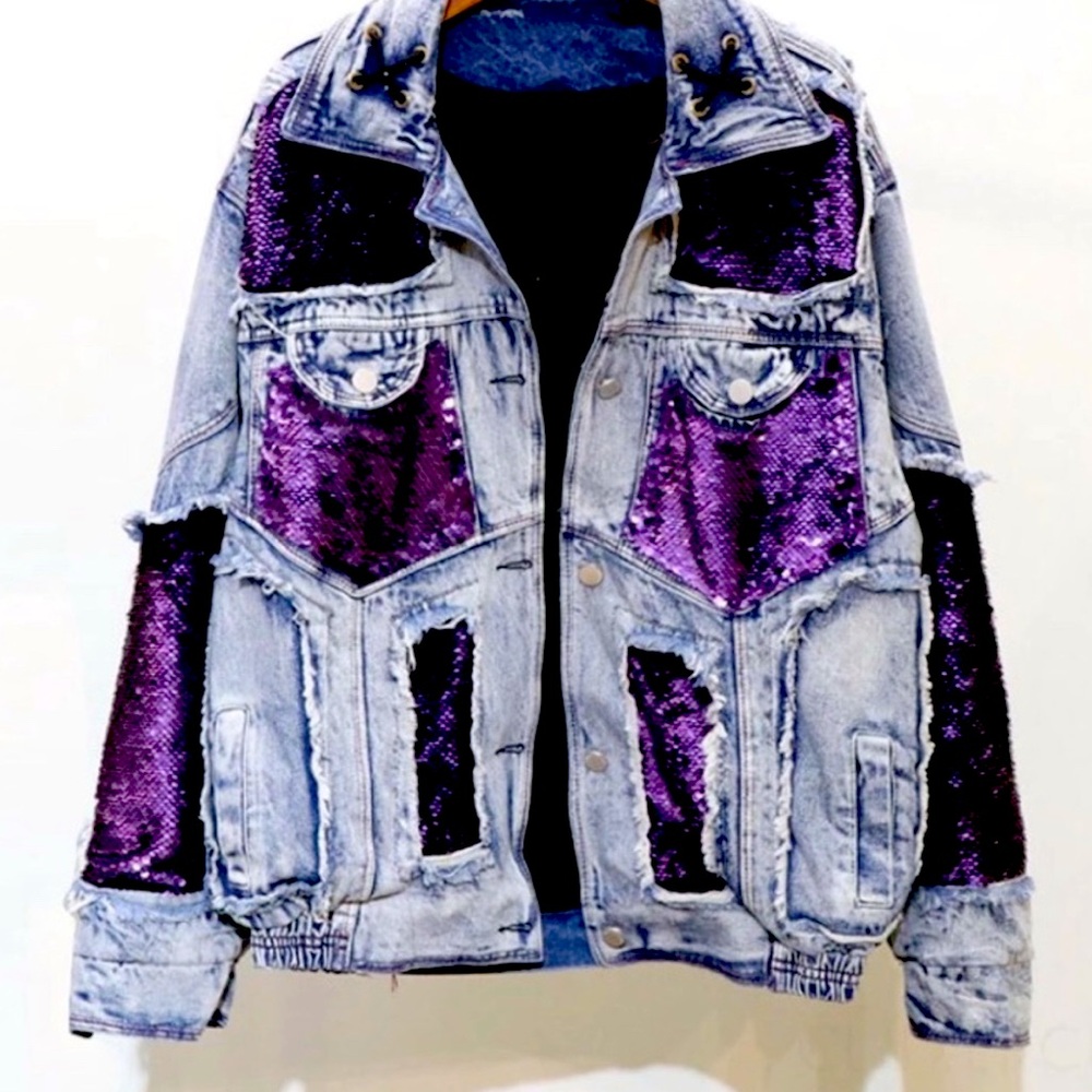 Dolls Kill Street Style Sequin Jacket